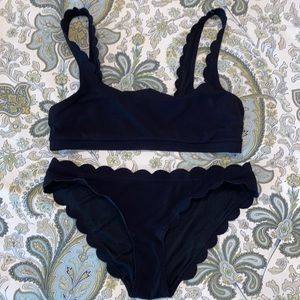Size Large Jessica Simpson Scalloped Bikini